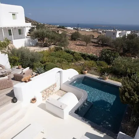 Moon With Private Swimming Pool Villa Aspro Chorio